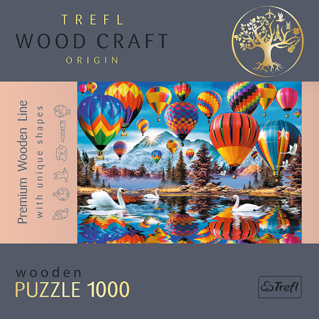 Trefl Puzzle drewniane Kolorowe balony 1000 elementów