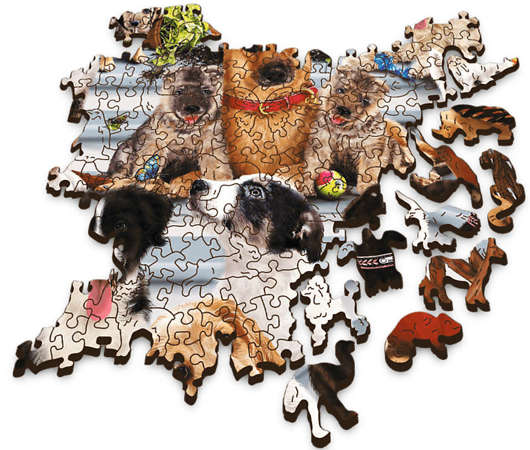 Trefl Puzzle drewniane Psia przyjaźń 1000 elementów