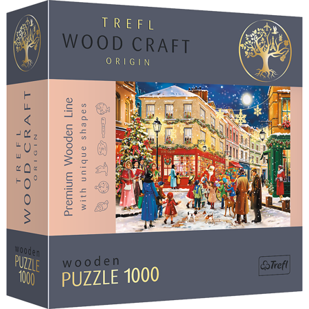 Trefl Puzzle drewniane Świąteczna aleja 1000 elementów
