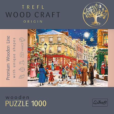 Trefl Puzzle drewniane Świąteczna aleja 1000 elementów