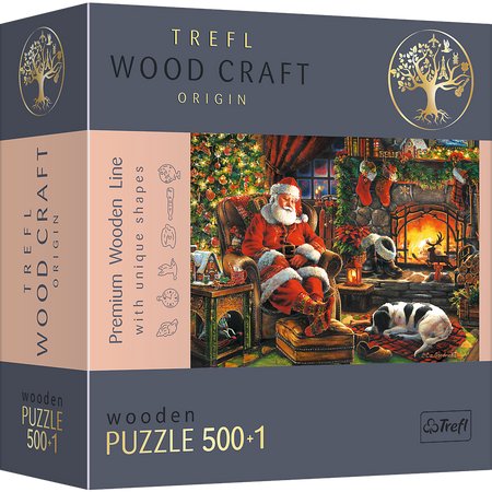 Trefl Puzzle drewniane Świąteczny wieczór 500 elementów