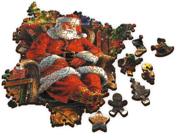 Trefl Puzzle drewniane Świąteczny wieczór 500 elementów