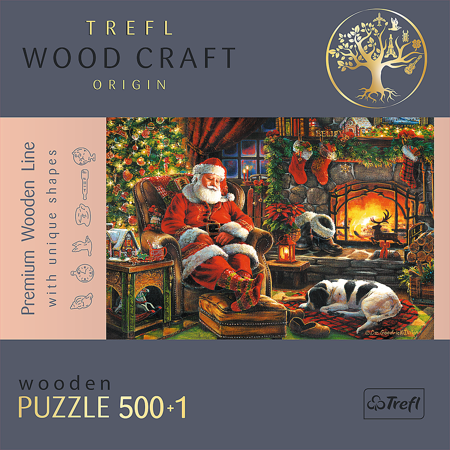 Trefl Puzzle drewniane Świąteczny wieczór 500 elementów