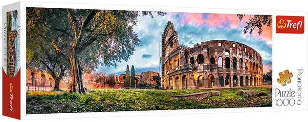 Trefl Puzzle panorama 1000 elementów Koloseum o poranku