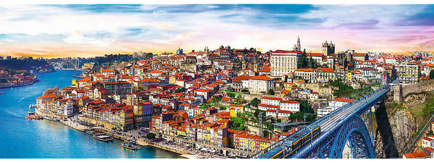 Trefl Puzzle panorama 500 elementów Porto Portugalia