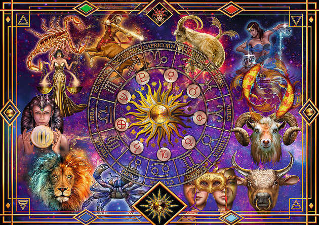 Trefl Spiral Puzzle 1040 Znaki Zodiaku