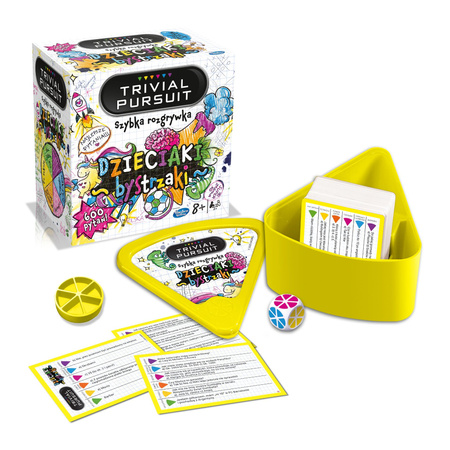 Trivial Pursuit Dzieciaki Bystrzaki quiz 600 pytań Winning Moves 
