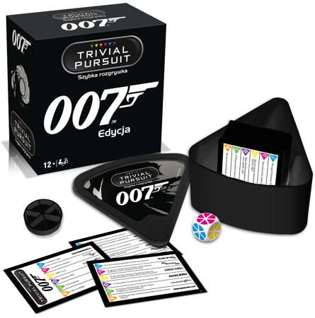Trivial Pursuit James Bond 007 quiz gra imprezowa 600 pytań