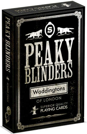Waddingtons Talia 54 karty do gry tradycyjne Peaky Blinders Shelby