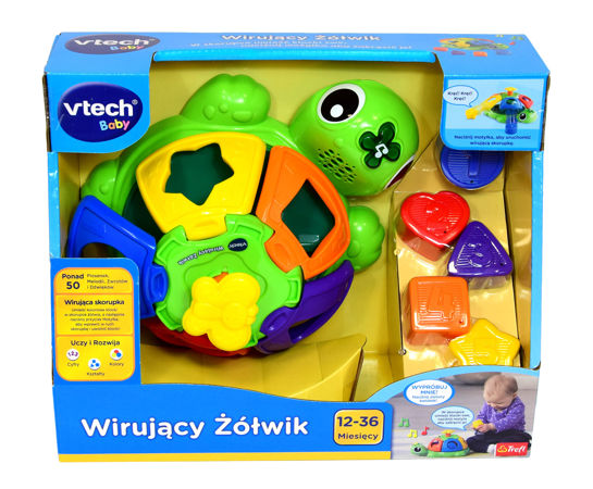 Wirujący Żółwik interaktywna zabawka sorter vTech