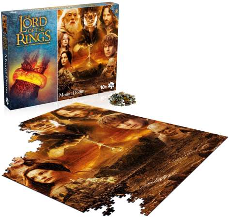 Władca Pierścieni Góra Przeznaczenia Puzzle 1000 elementów Lord of The Rings Mount Doom