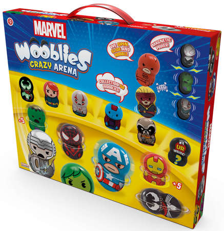 Wooblies Marvel Crazy Arena Plansza + 4 figurki
