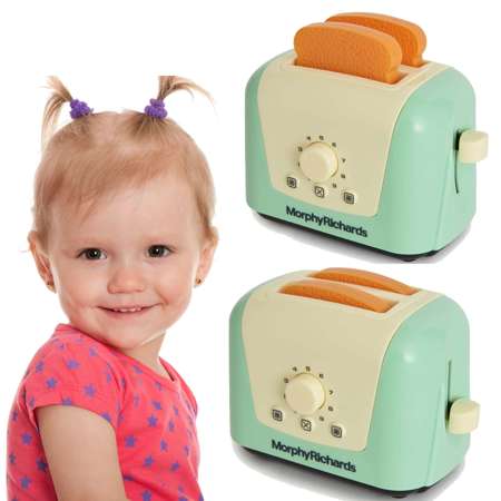 Zabawkowy Toster dla dzieci tosty zestaw akcesoria Morphy Richards Casdon