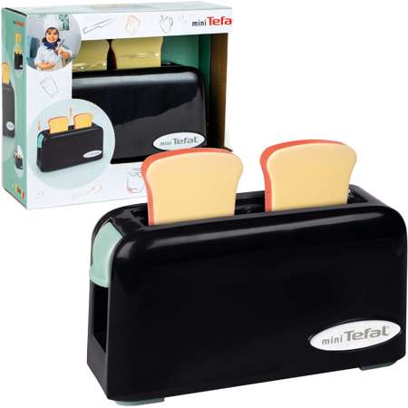 Zabawkowy toster miniTefal z kromkami chleba dla dzieci