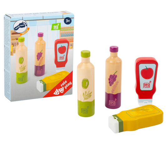 Zabawkowy zestaw artykuły spożywcze Ketchup Musztarda Sosy