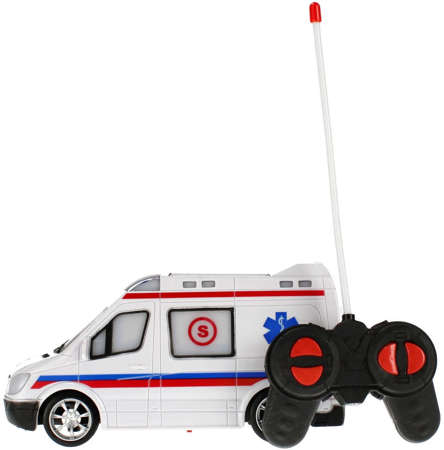 Zdalnie sterowany pojazd Ambulans Moje Miasto RC światło