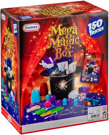 Zestaw 150 magicznych sztuczek dla dzieci Magiczny Cylinder mały magik