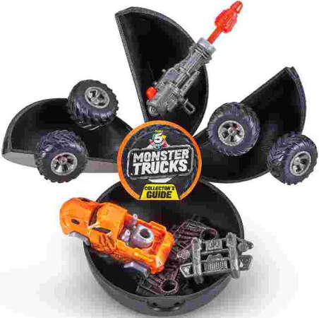 Zestaw 5 niespodzianek mini pojazdy Monster Truck