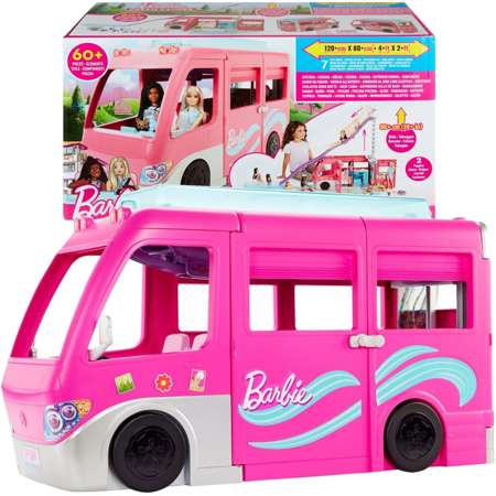 Zestaw Barbie Kamper Marzeń ze zjeżdżalnią 60 elementów
