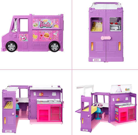 Zestaw Barbie Skipper Kariera Kamper Food Truck 