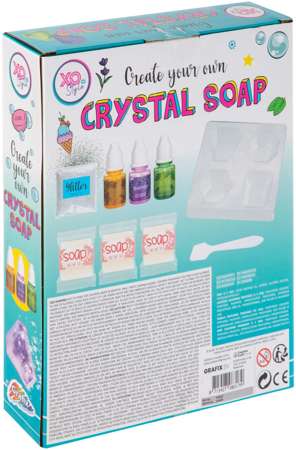 Zestaw Crystal Soap Kryształowe mydło do robienia pachnącego mydła dla dzieci