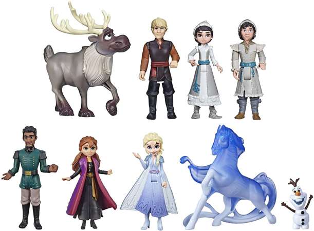 Zestaw Frozen II 9 ruchomych figurek Kraina Lodu II 