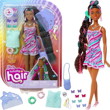 Zestaw Lalka Barbie Totally Hair #4 + akcesoria