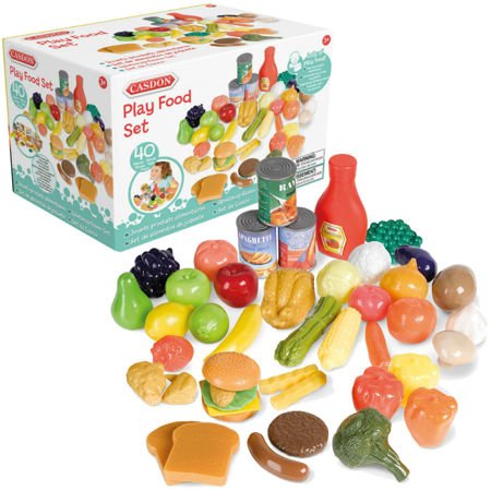 Zestaw Małe zakupy spożywcze zabawa dla dzieci kolorowe produkty spożywcze Casdon