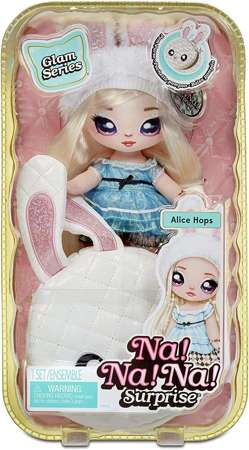 Zestaw Na! Na! Na! Surprise Glam Lalka Alice Hops + torebka