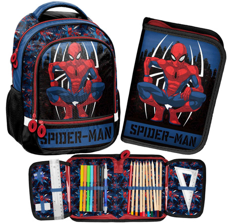 Zestaw Paso Plecak szkolny i piórnik Spiderman