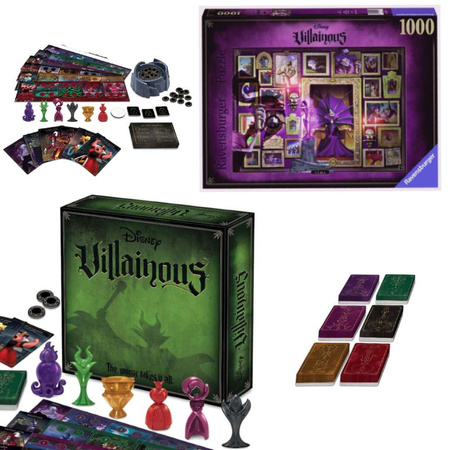 Zestaw Ravensburger Gra Villainous +  Puzzle Yzma Disney 1000 el. 