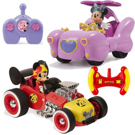 Zestaw Samochodów zdalnie sterowanych Mickey and Minnie 
