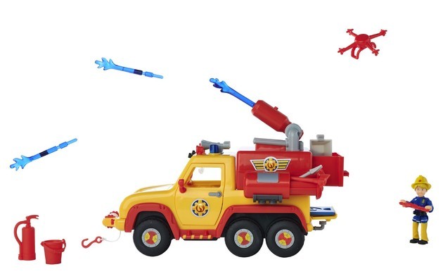 Zestaw Strażak Sam pojazd strażacki Venus 2.0 i Wóz strażacki Phoenix z figurkami
