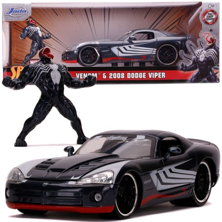 Zestaw Venom figurka Venom i pojazd 2008 Dodge Viper