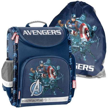 Zestaw szkolny tornister, worek gimnastyczny Marvel Avengers