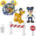Figurki Mickey i Pluto policjanci + akcesoria